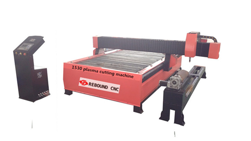 Steel/iron plate and pipe plasma cutting machine with USA hypertherm power