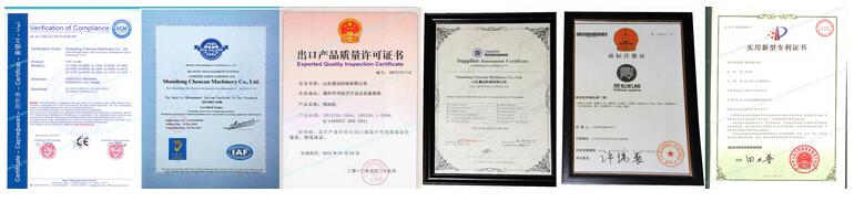 Product quality certificate